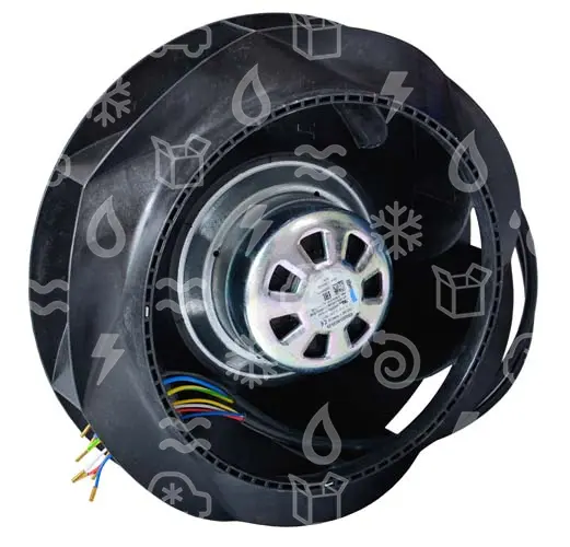 ventilátor radiální EBM PAPST, 220 mm, R3G220-RC05-03